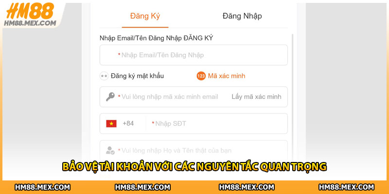 Bảo vệ tài khoản với các nguyên tắc quan trọng