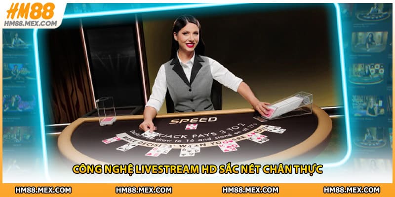 Công nghệ livestream HD sắc nét chân thực