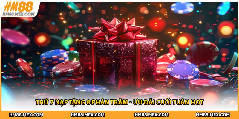 Thứ 7 Nạp Tặng 8 Phần Trăm - Ưu Đãi Cuối Tuần Hot Nhất 2026